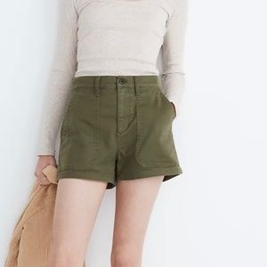 Madewell perfect vintage military short NWOT